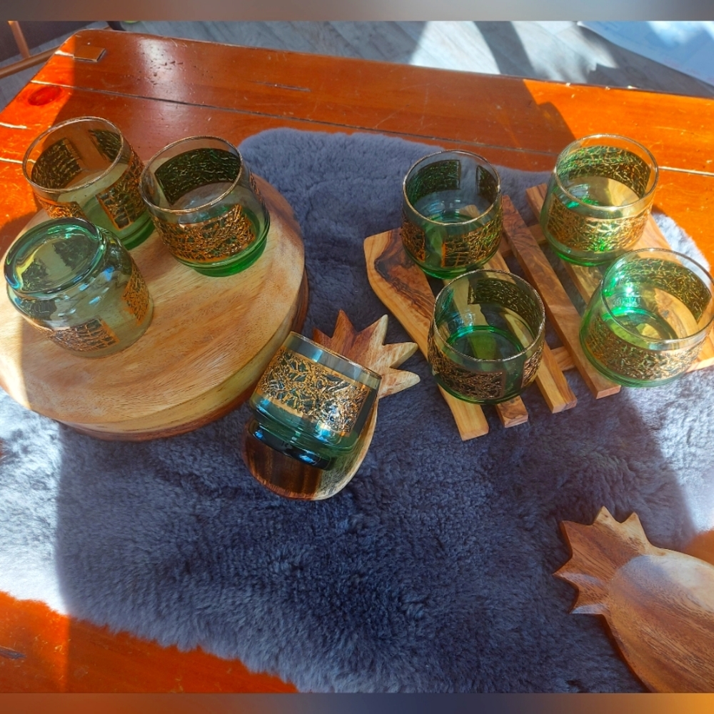 Vintage cocktail glasses